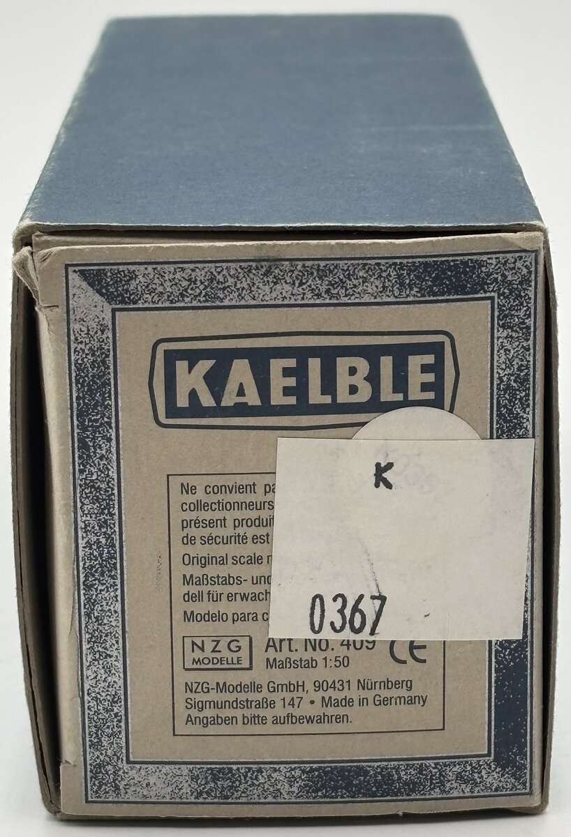 NZG 409 1:50 Kaelble KDV 22 E 8 Oldtimer Edition Dump Truck EX/Box