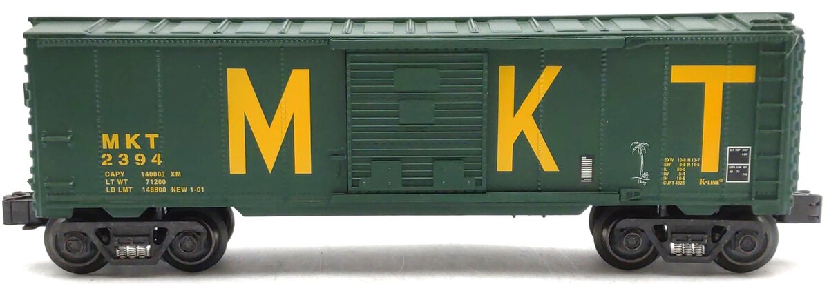 K-Line K640-1731 O Gauge Missouri Kanasa & Texas Boxcar w/Herbie Art LN/Box