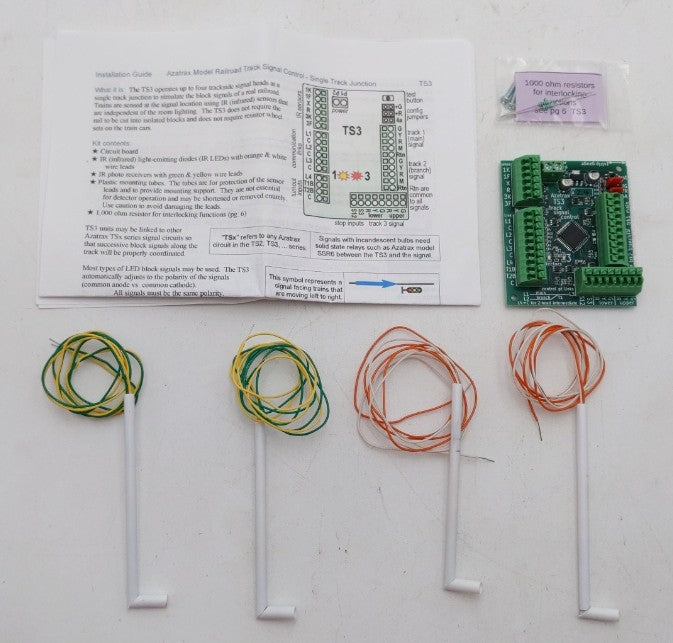 Azatrax TS3 Track Signal Control -Single Track Junction Kit EX