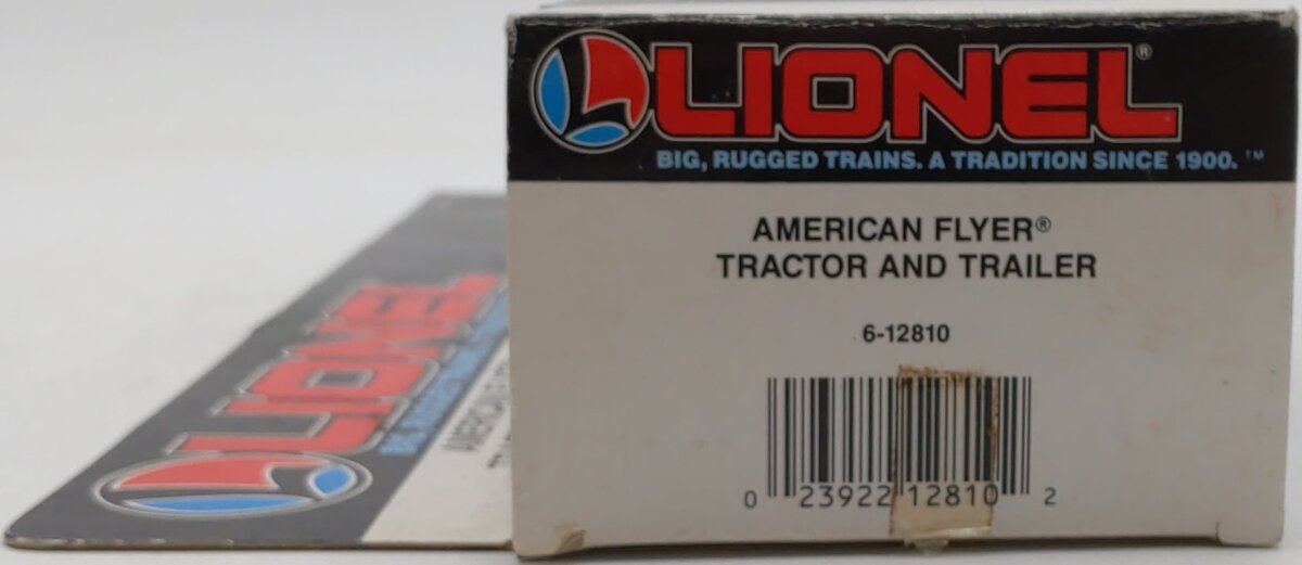 Lionel 6-12810 O Gauge American Flyer Tractor & Trailer #DX26925 LN/Box