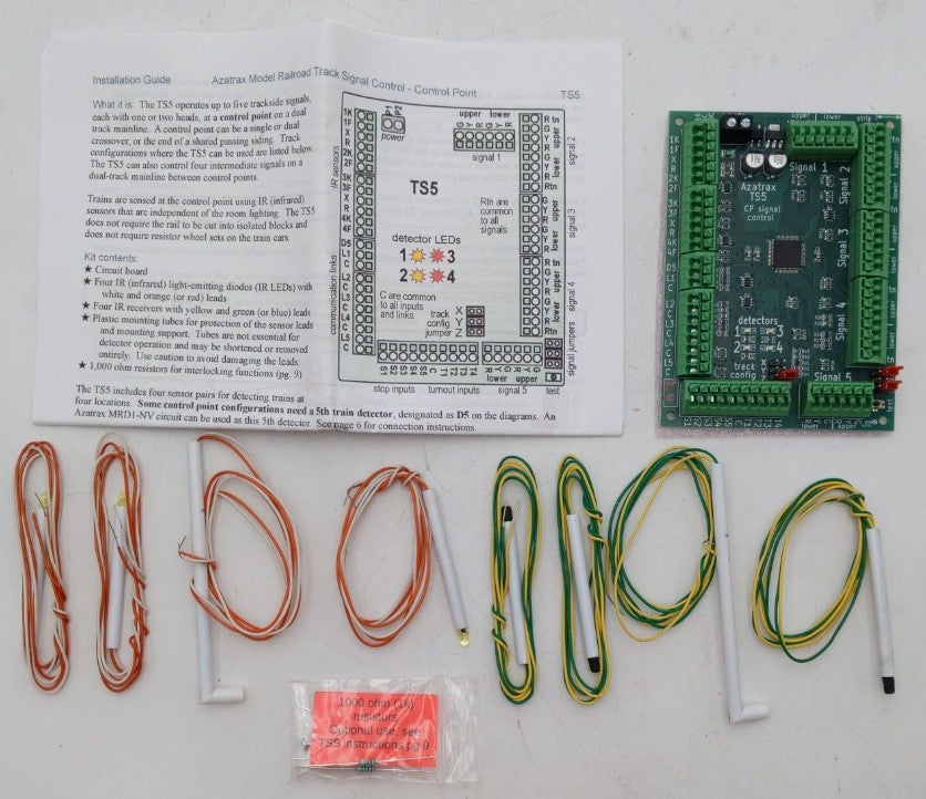 Azatrax TS5 Track Signal Control - Dual Track Kit EX