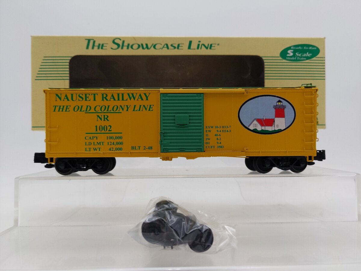 S-Helper 00124 S Modern Nauset Railway The Old Colony Line Boxcar #1002 EX/Box