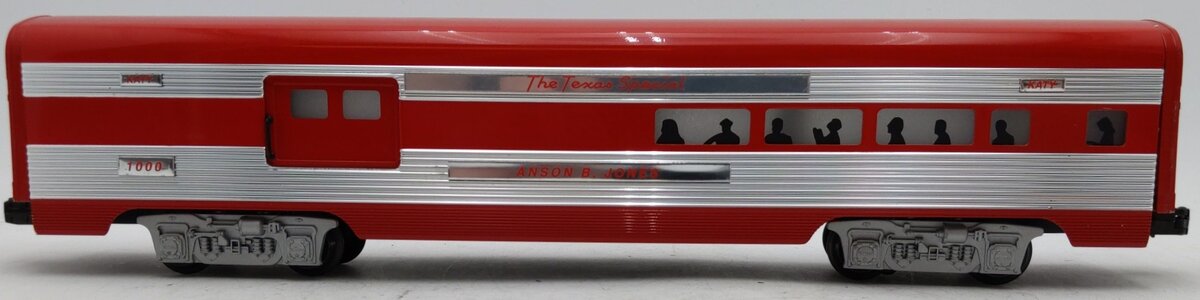 Lionel 6-39167 Texas Special "Anson B. Jones" Combine Car #1000 VG