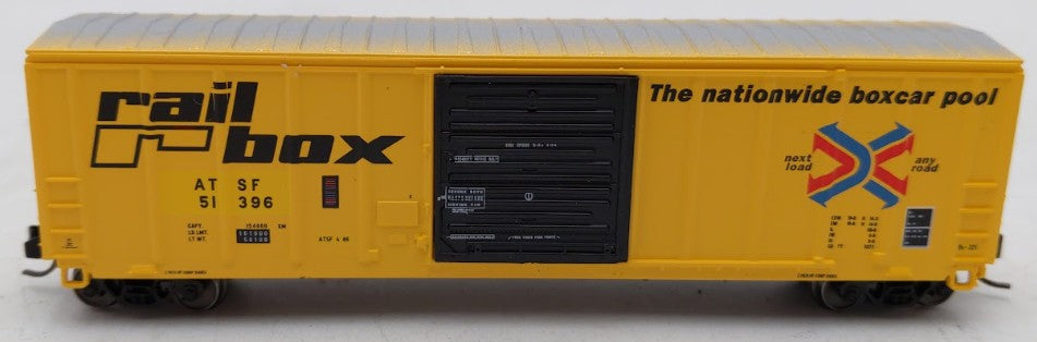 InterMountain 67521-03 N Scale ATSF Ex-Railbox Exterior Post Box #51396 LN/Box