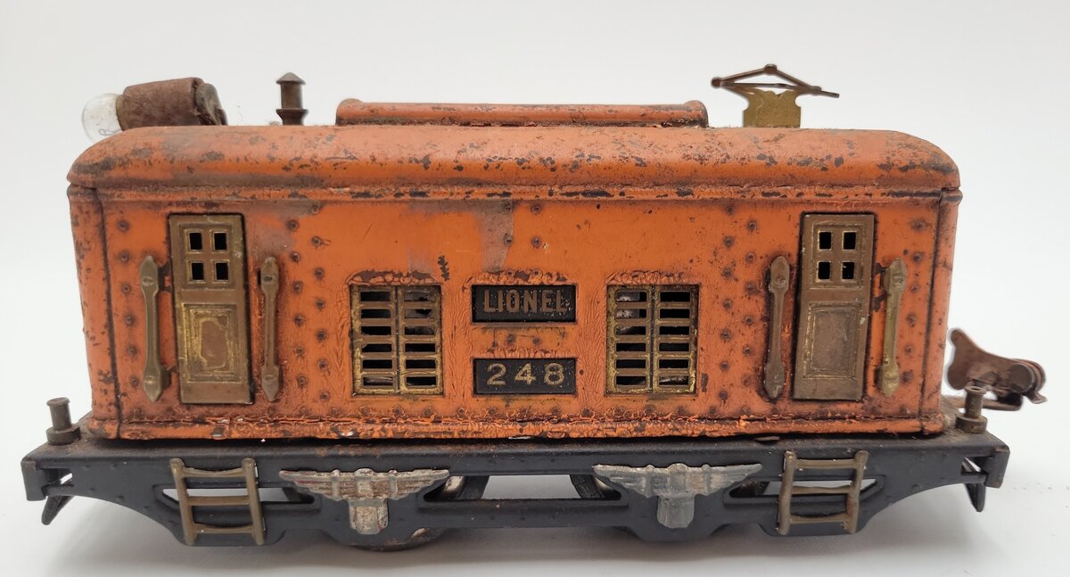 Lionel 248 Vintage O Prewar 0-4-0 Tinplate Powered Electric Locomotive