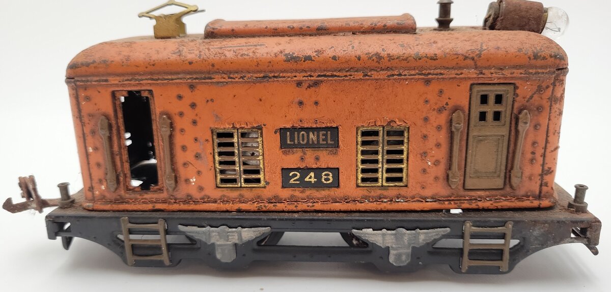 Lionel 248 Vintage O Prewar 0-4-0 Tinplate Powered Electric Locomotive