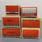 Lionel O Assorted Freight Cars 6-19419, 6-19404, 6-9155, 6-19282, 6-16581[6] EX/Box