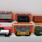 Lionel O Assorted Freight Cars 6-19419, 6-19404, 6-9155, 6-19282, 6-16581[6] EX/Box