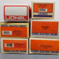 Lionel O Assorted Freight Cars 6-19419, 6-19404, 6-9155, 6-19282, 6-16581[6] EX/Box