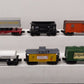 Lionel O Assorted Freight Cars 6-19419, 6-19404, 6-9155, 6-19282, 6-16581[6] EX/Box