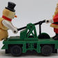 Lionel 6-18422 O Gauge Christmas Santa & Snowman Handcar EX