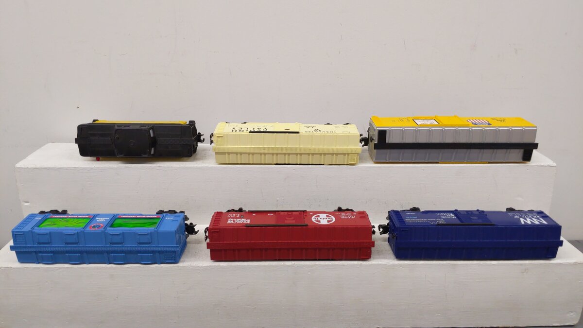 Lionel O Assorted Freight Cars 6-9168, 6-16750, 6-9808, 6-29213, 6-9788 [6] VG/Box