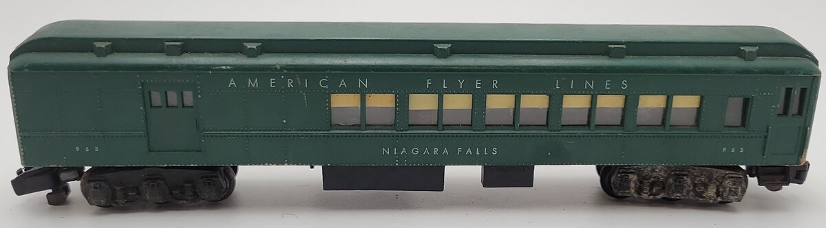 American Flyer 953 Vintage S Heavyweight Combo Car w/o Silhouettes