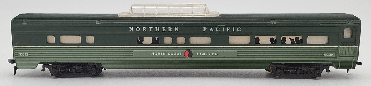 American Flyer 33542 HO Scale Northern Pacific Vista Dome Passenger Car VG
