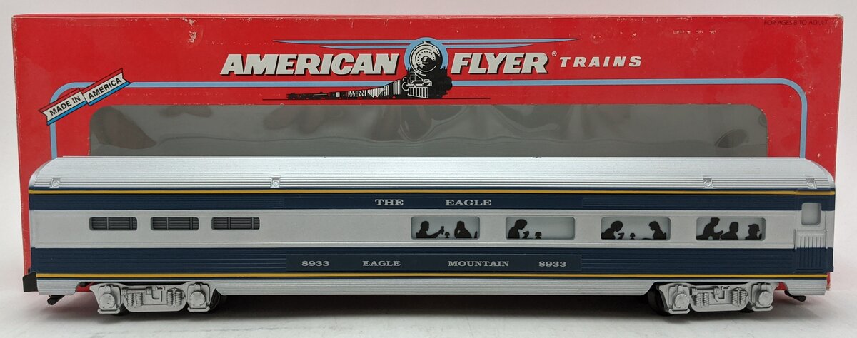 American Flyer 6-48933 S Gauge Missouri Pacific Eagle Mountain Dining Car #8933 EX/Box