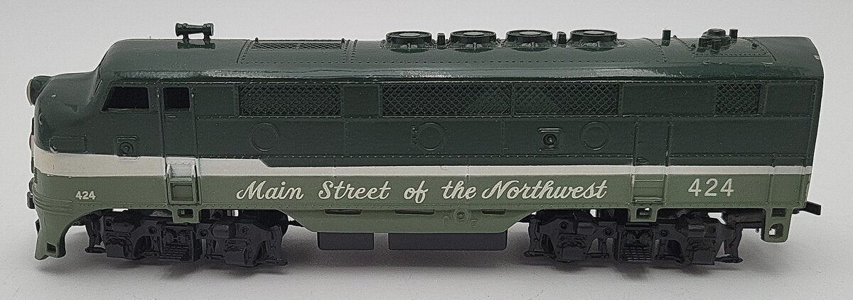 American Flyer 424 HO Scale Northern Pacific F-3A Dummy Diesel Locomotive VG/Box