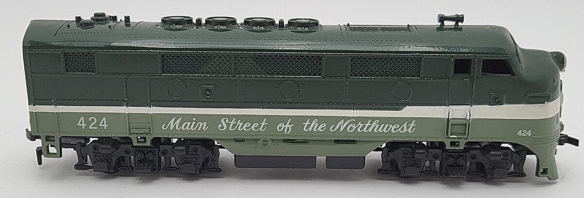 American Flyer 424 HO Scale Northern Pacific F-3A Dummy Diesel Locomotive VG/Box