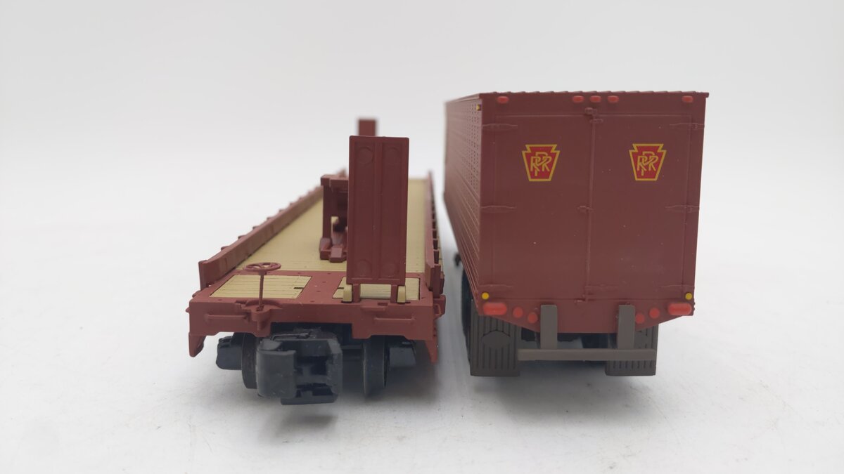 S-Helper 00182 S Scale Pennsylvania #2 w/ PRR Trailer #92762 EX/Box