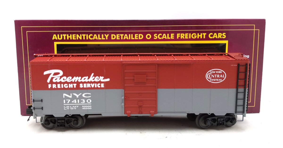 MTH 20-92084B O Scale NYC Boxcar #174130 NIB