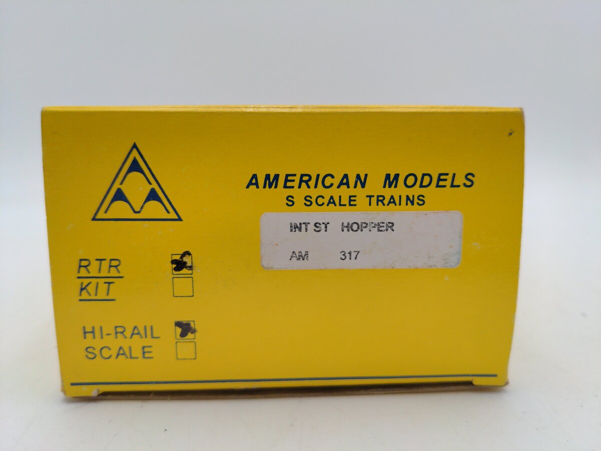 American Models 317 S Gauge Interstate Hopper #6017 EX/Box
