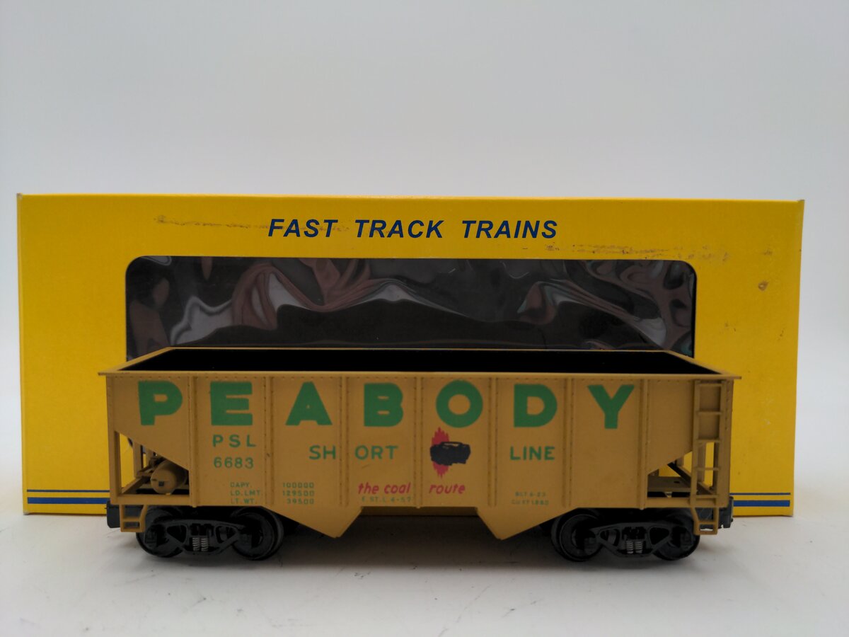 American Models 308 S Gauge Peabody 2-Bay Hopper AM #6683 EX/Box