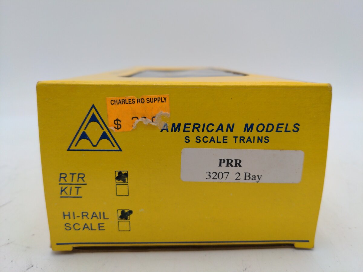 American Models 3207 S Scale Pennsylvania 2-Bay Hopper #220394 EX/Box
