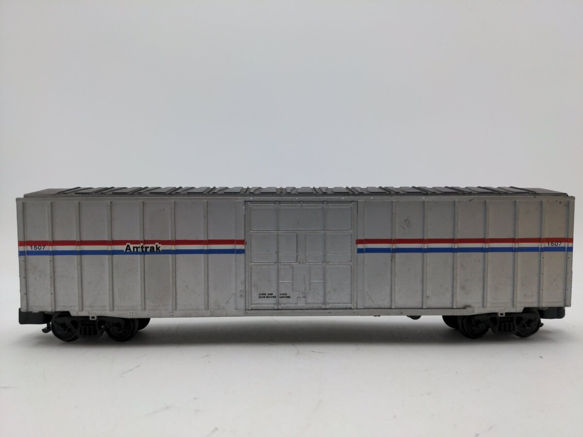 American Models 1516 S Scale Amtrak RTR Hi-Rail Boxcar VG/Box