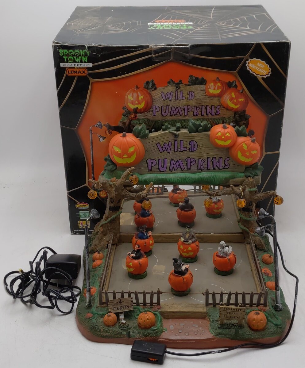 Lemax 94958 Spooky Town Wild Pumpkin Ride EX/Box