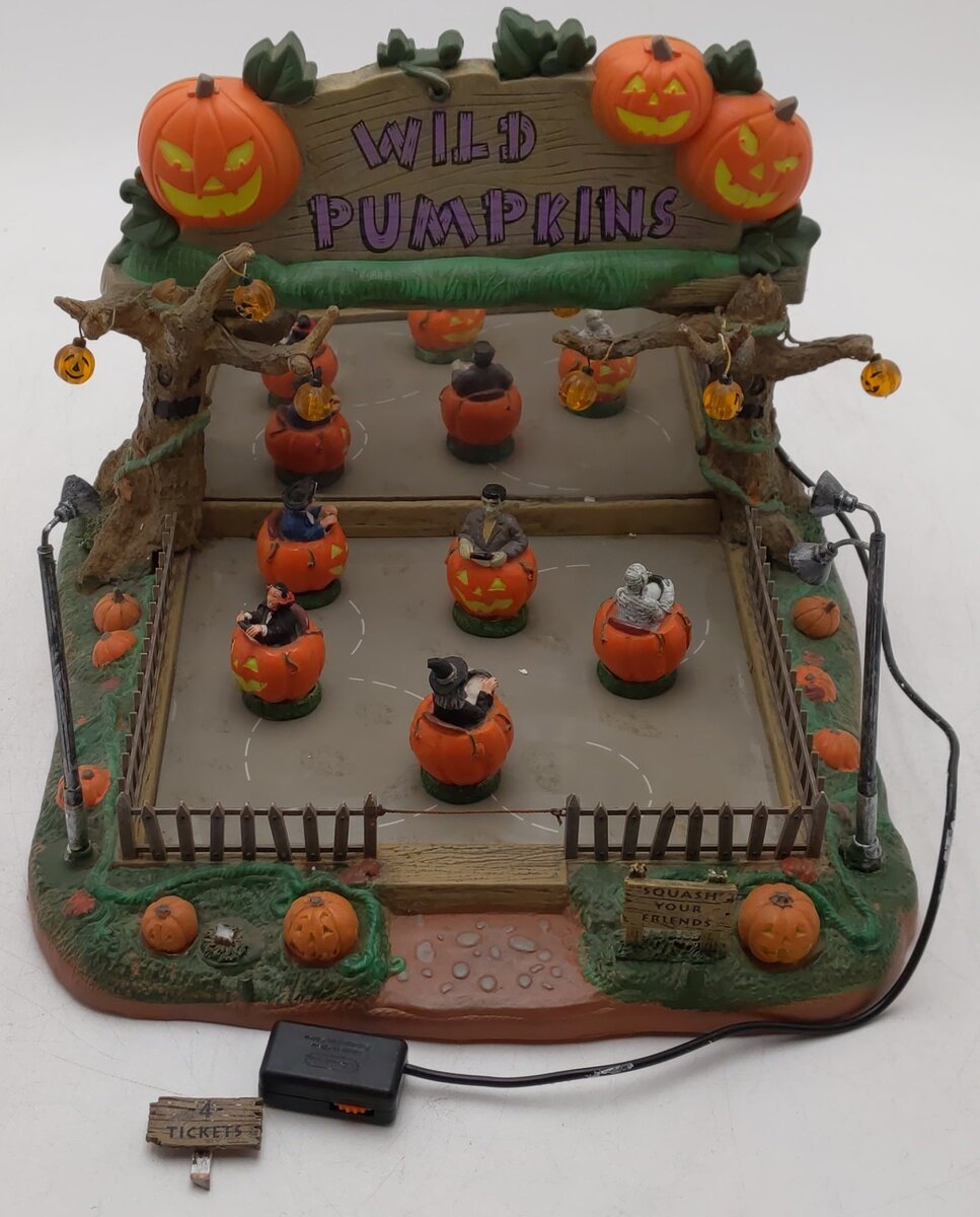 Lemax 94958 Spooky Town Wild Pumpkin Ride EX/Box