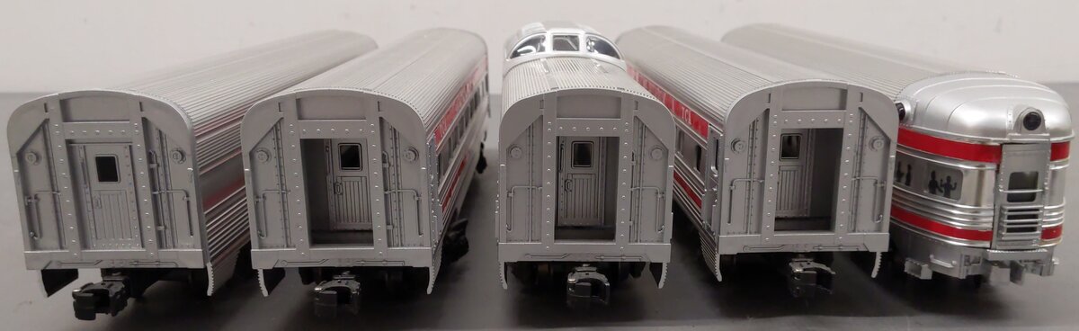 Lionel O Gauge TCA Lone Star Division Aluminum Passenger Set EX