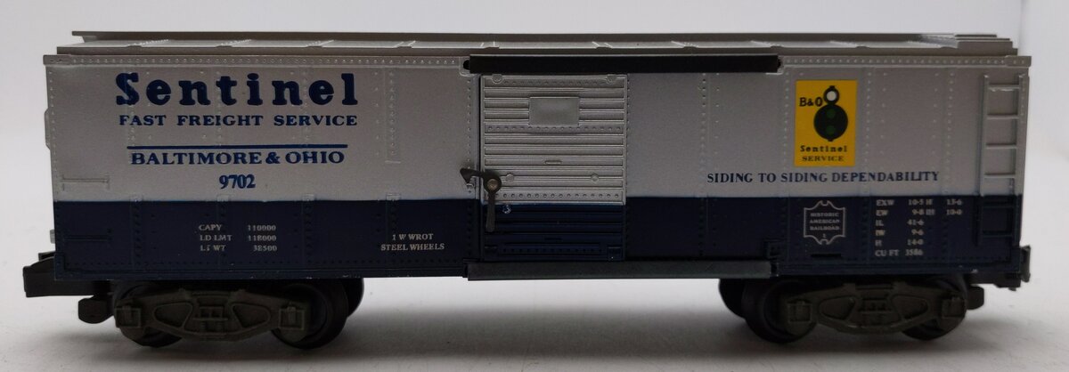 American Flyer 4-9702 S Gauge Baltimore & Ohio Sentinel Boxcar #9702 EX/Box