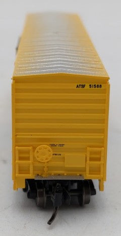 InterMountain 67521-05 N Scale ATSF Ex-Railbox PS Exterior Post Boxcar #51588 EX/Box