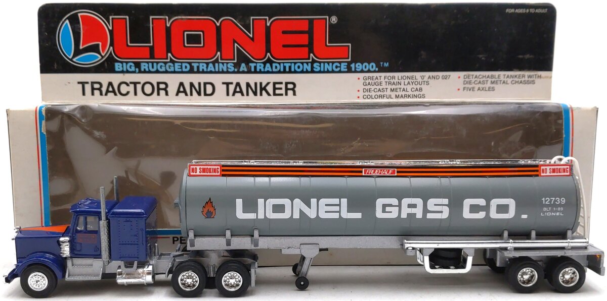 Lionel 6-12739 O / O27 Gauge Lionel Gas Company Tractor Trailer Truck LN/Box