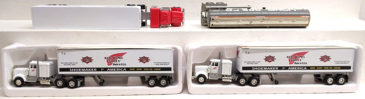 Lionel O Gauge Assorted Tractor and Trailer Trucks: 12739, 12833, 12923 [4] EX/Box