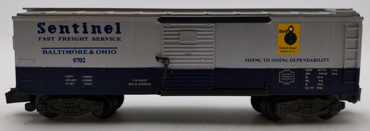 American Flyer 4-9702 S Gauge Baltimore & Ohio Sentinel Boxcar #9702 EX/Box