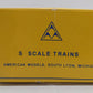 American Models 1516 S Scale Amtrak RTR Hi-Rail Boxcar EX/Box