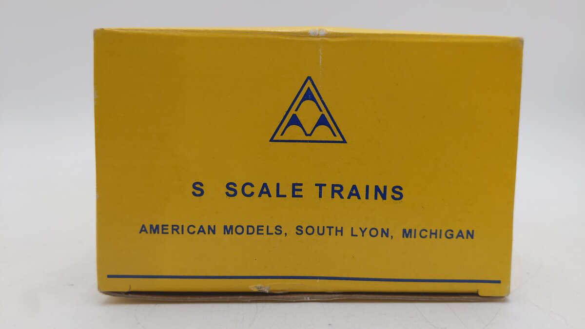 American Models 1516 S Scale Amtrak RTR Hi-Rail Boxcar EX/Box
