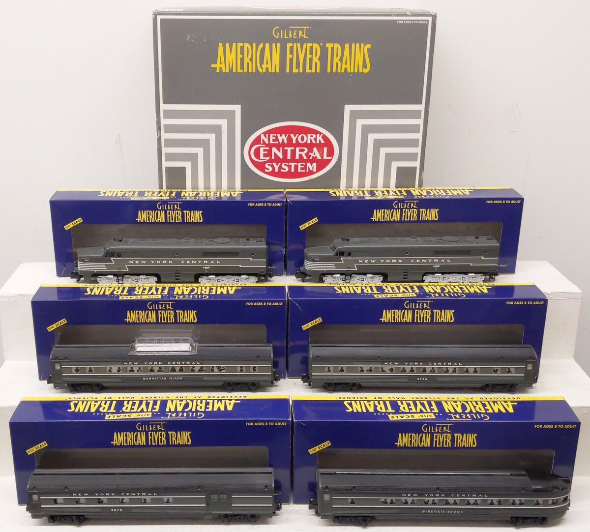 American Flyer 6-49611 S New York Central Alco PA AA S Gauge Diesel Train Set EX/Box