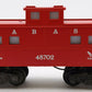 American Flyer 6-48702 S Scale Wabash Square Window Caboose #48702 EX/Box