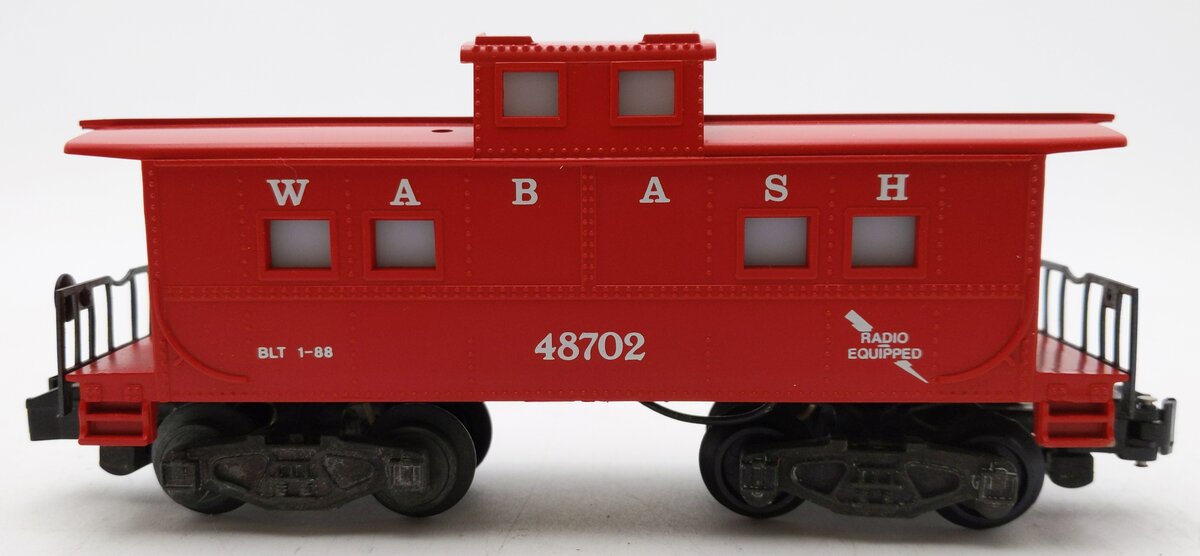 American Flyer 6-48702 S Scale Wabash Square Window Caboose #48702 EX/Box