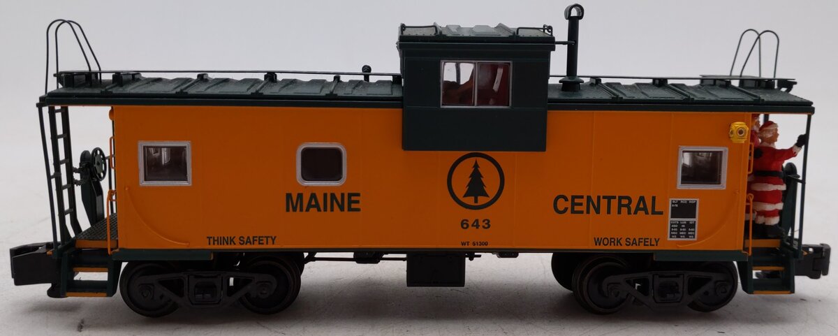 S-Helper Service 00268 S Gauge Maine Central Christmas Caboose #653 EX/Box