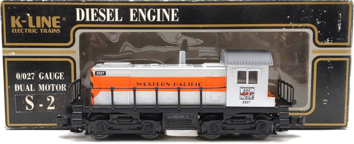 K-Line K2327 O Gauge Western Pacific S-2 Diesel Switcher #2327 LN/Box
