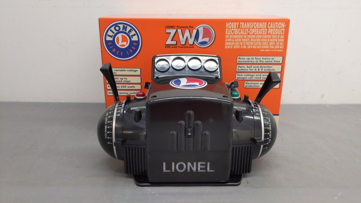 Lionel 6-37921 ZW-L 620 Watt 4-Train Transformer LN/Box