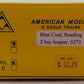 American Models 3273 S Reading Blue Coal 2-Bay Hopper #109840 EX/Box