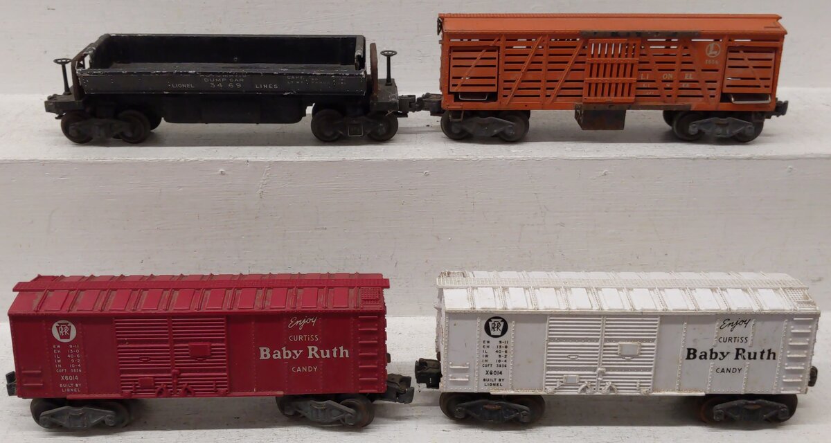 Lionel Vintage O Assorted Freight Cars 3469, X6014, 3656 [4]