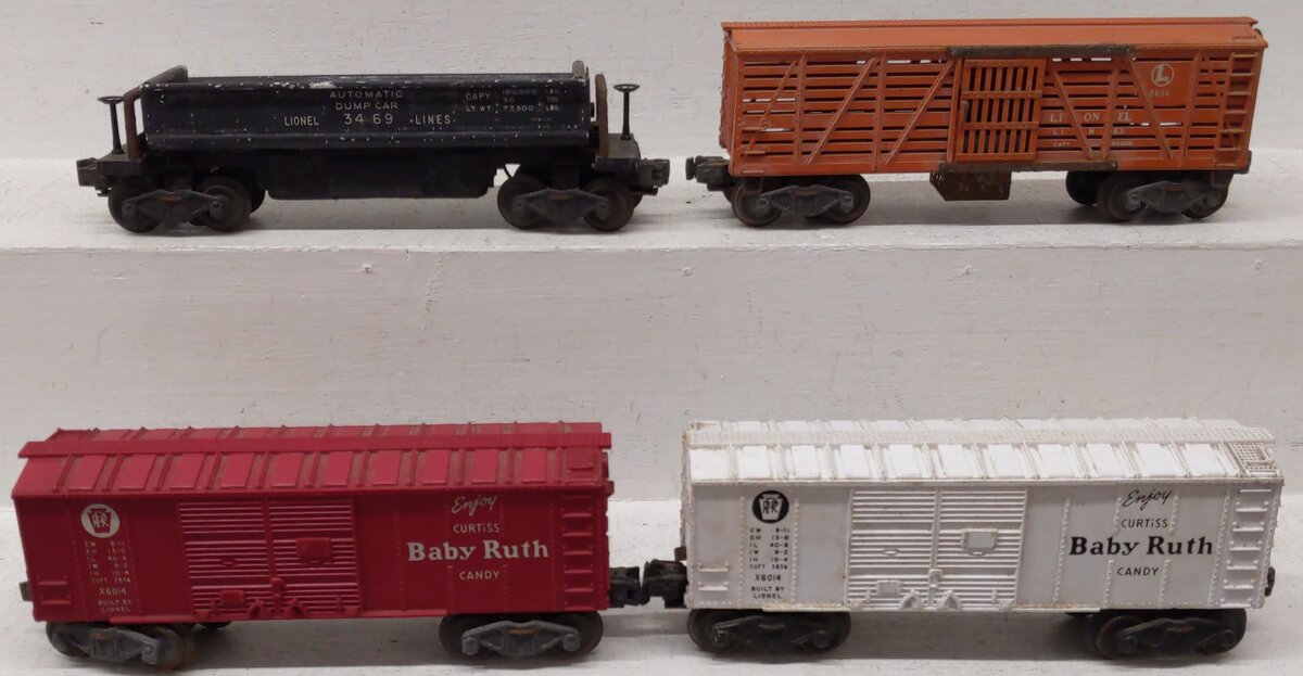 Lionel Vintage O Assorted Freight Cars 3469, X6014, 3656 [4]