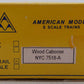 American Models 7518-A S Gauge NYC Wood Caboose #19870 EX/Box