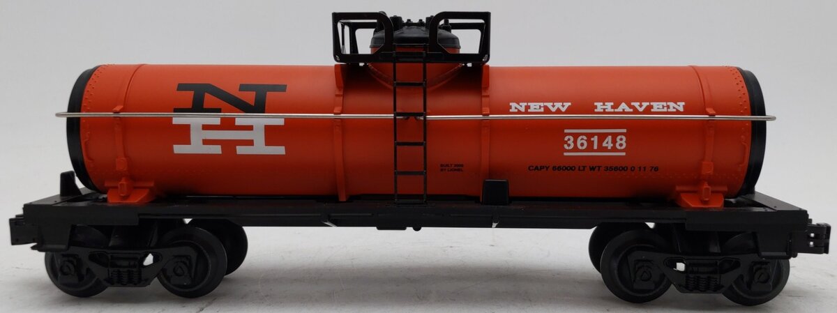 Lionel 6-36148 O Gauge New Haven Orange Single Dome Tank Car EX