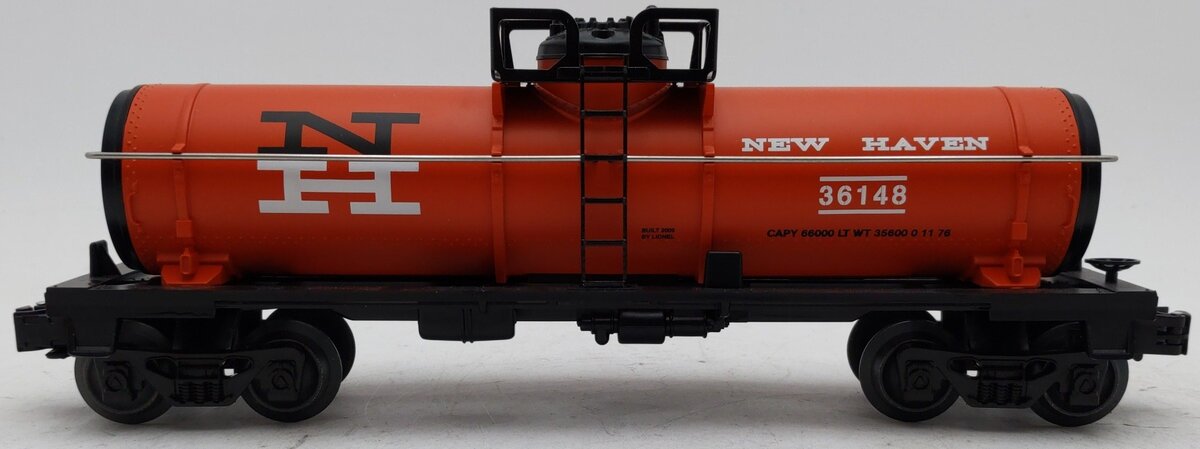 Lionel 6-36148 O Gauge New Haven Orange Single Dome Tank Car EX