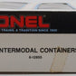 Lionel 6-12855 O / O27 Gauge Intermodal Containers (Set of 3) LN/Box